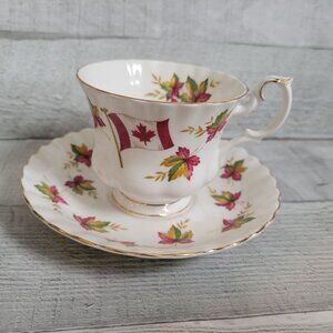 Royal Albert Canada "From Sea To Sea" Teacup & Saucer Set